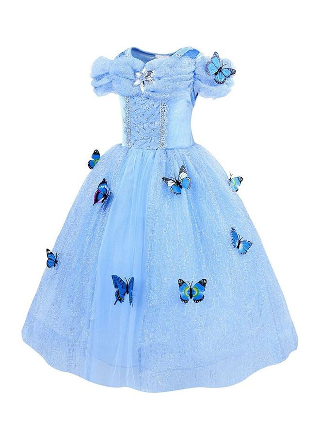 Adorable Princess Cosplay Fancy Party Dress Costume Set With Accessories Kit 130cm - Image 2